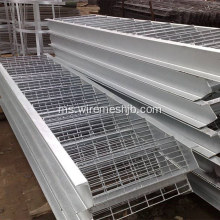 Tangkai tangga Hot Dipped Galvanized Steel Grid Plate